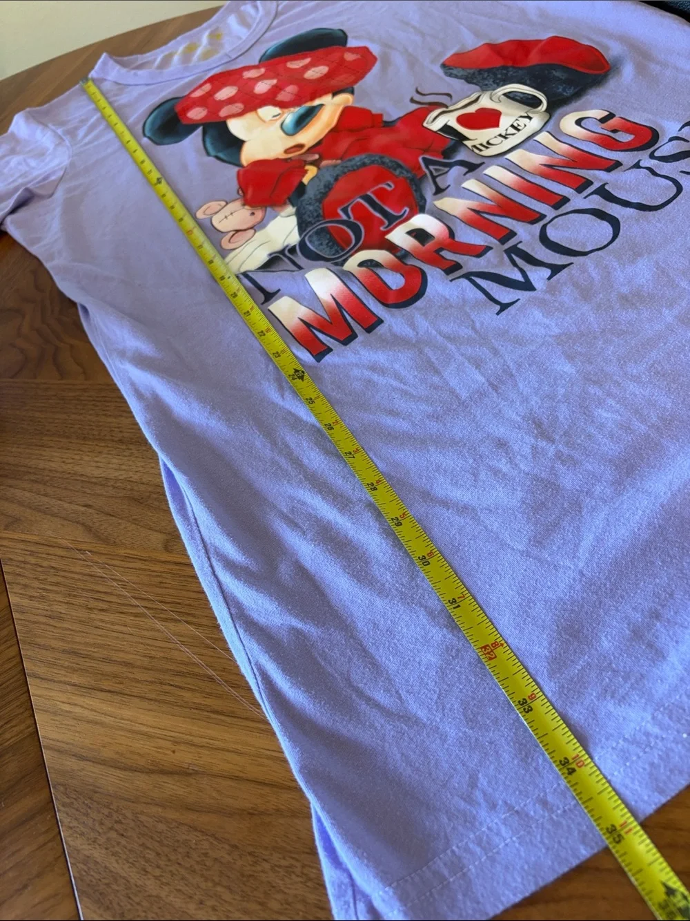Disney Purple Minnie Morning Mouse Nightgown Sleep Shirt OSFM - Picture 7 of 7